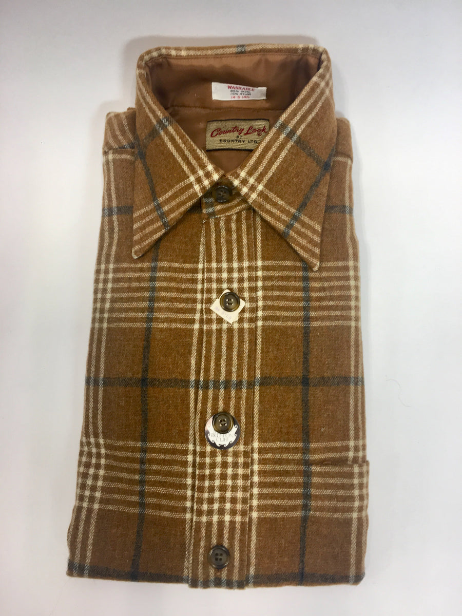 70s Wool Shirt Rue St. Denis NYC