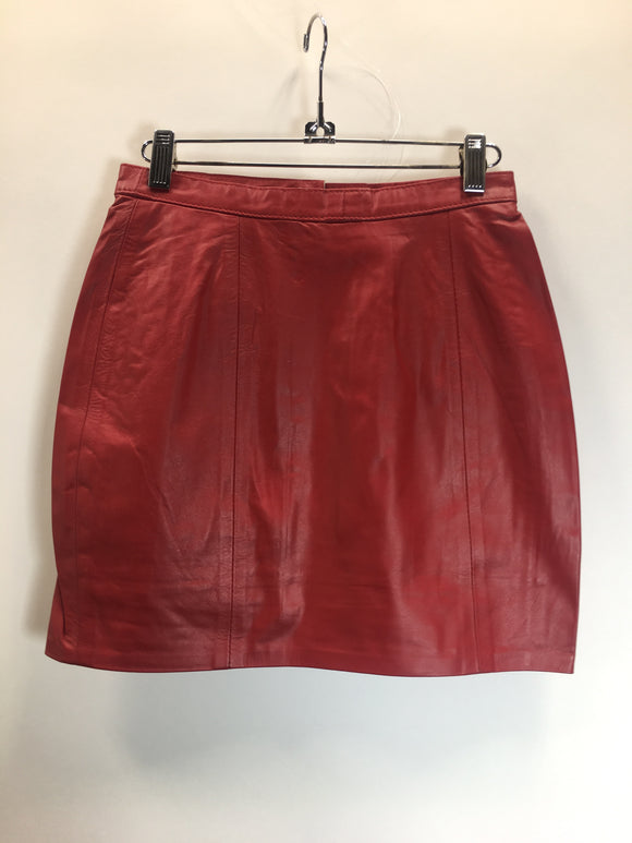 80’s leather Skirt
